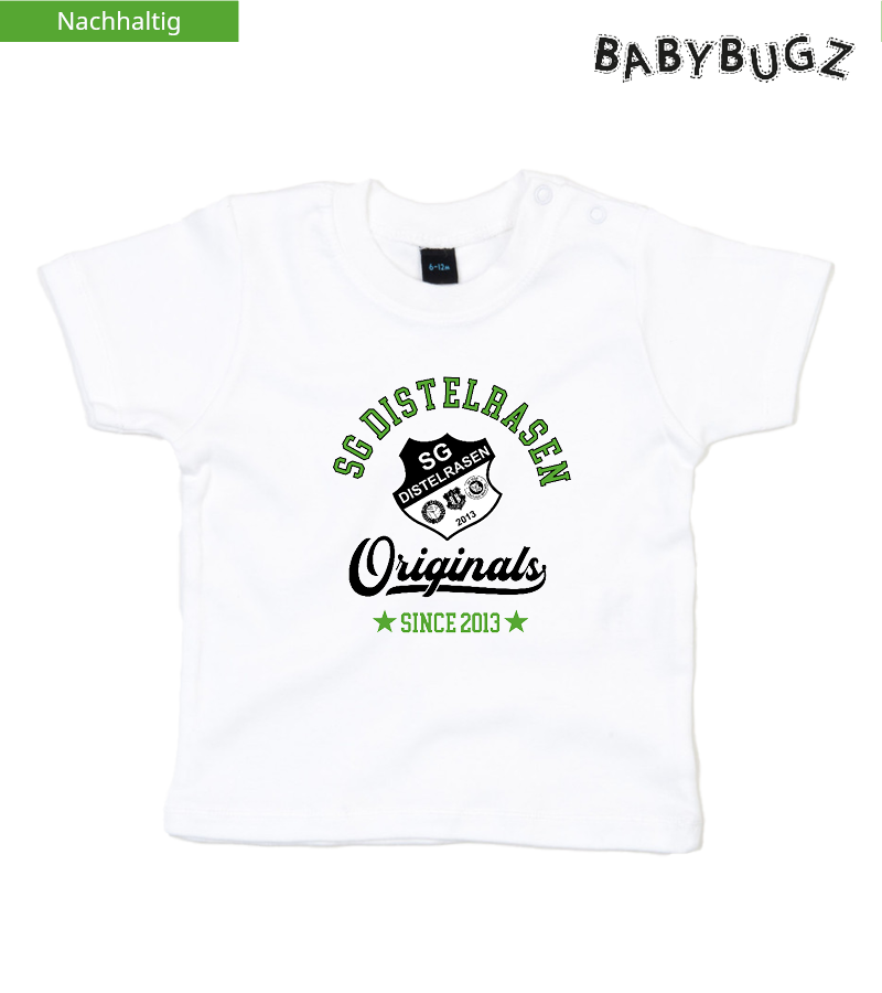 Babybugz Baby T-Shirt White "Jacob"