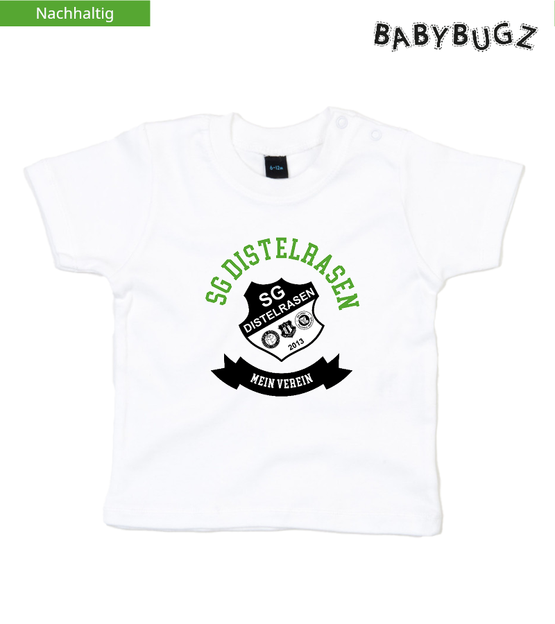 Babybugz Baby T-Shirt White "Bono"