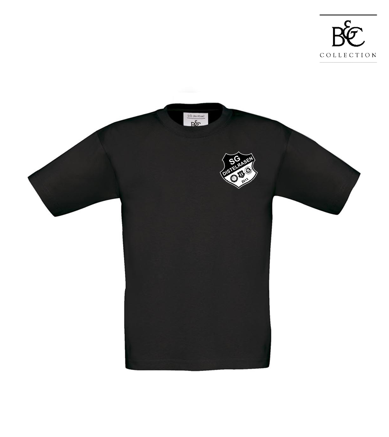 B&C Kinder T-Shirt Black "Anton"