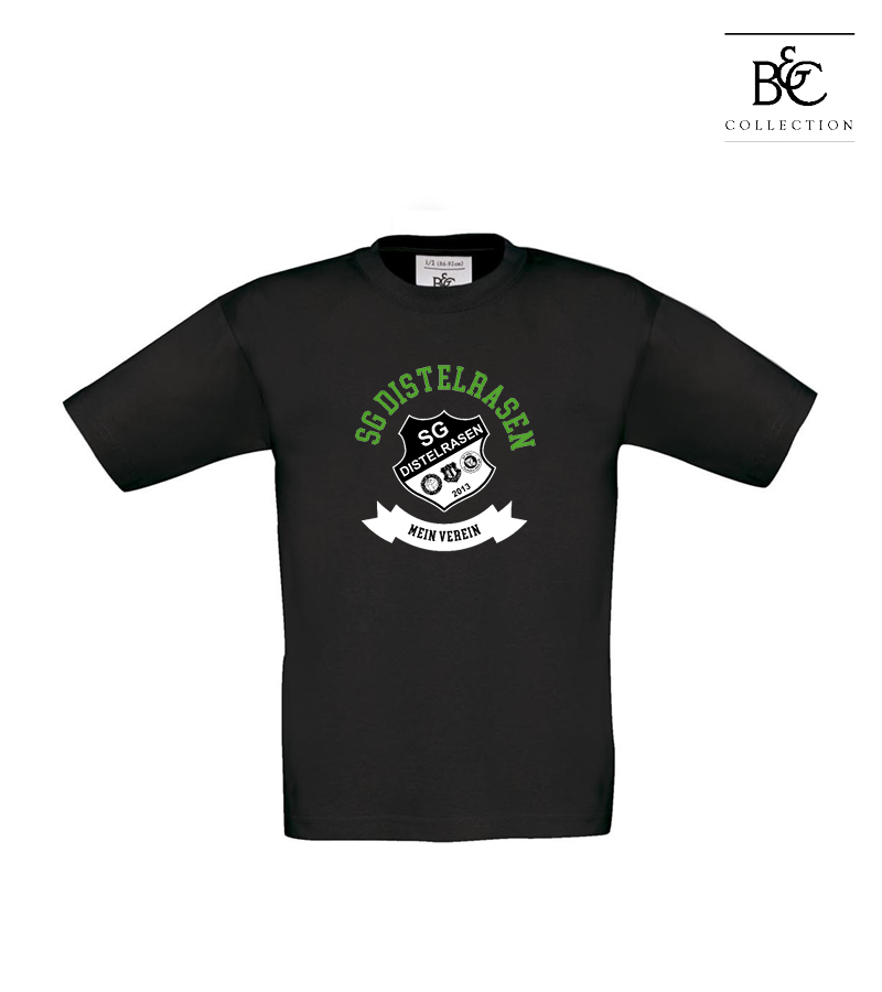 B&C Kinder T-Shirt Black "Bono"