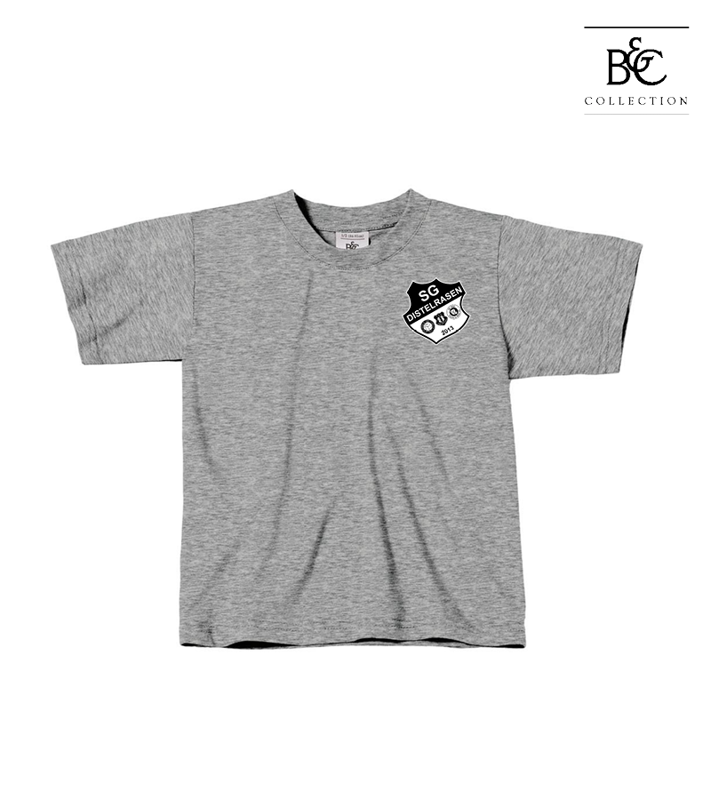 B&C Kinder T-Shirt Sports Grey "Anton"