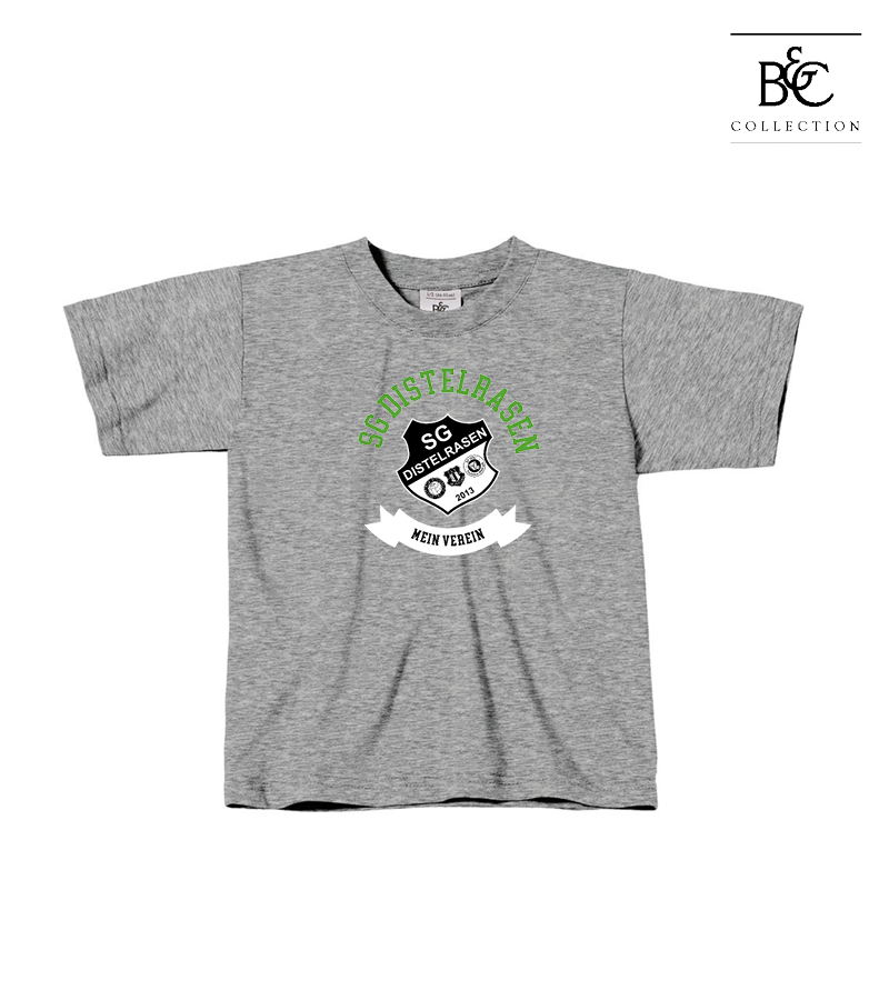 B&C Kinder T-Shirt Sports Grey "Bono"