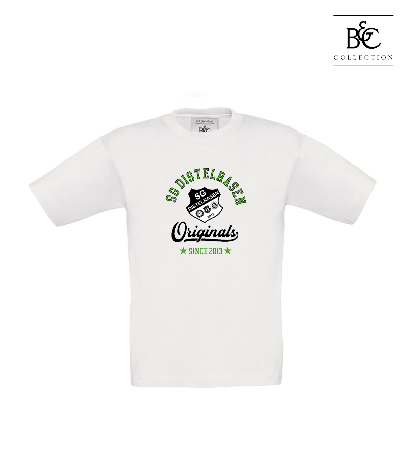 B&C Kinder T-Shirt White "Jacob"