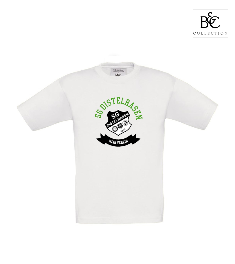 B&C Kinder T-Shirt White "Bono"