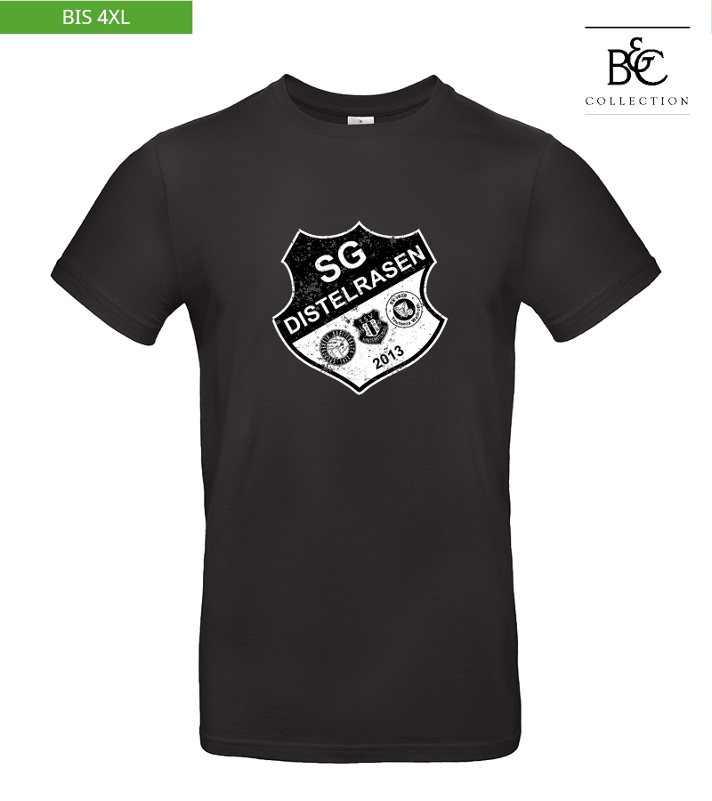 B&C Herren T-Shirt Black "Uwe Frontprint"