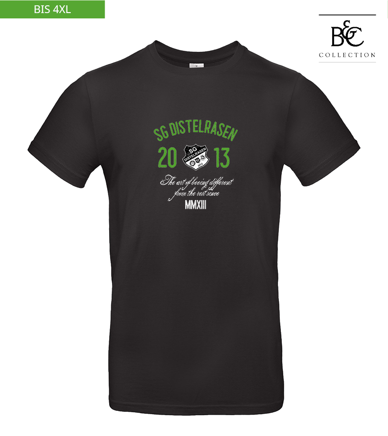 B&C Herren T-Shirt Black "Isack"