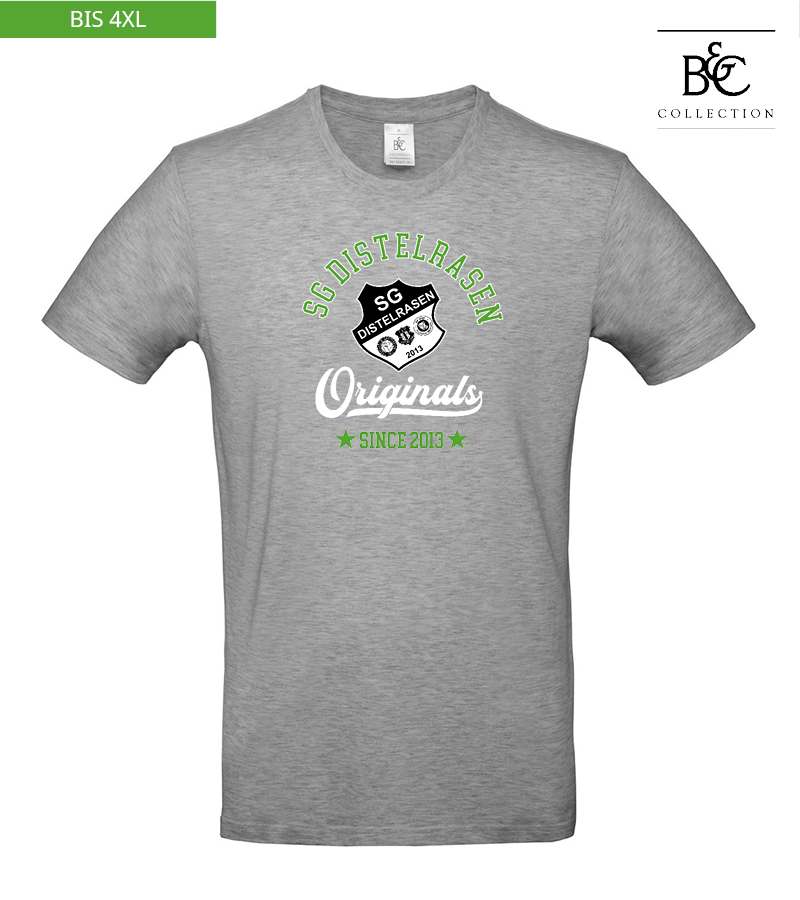 B&C Herren T-Shirt Sports Grey "Jacob"