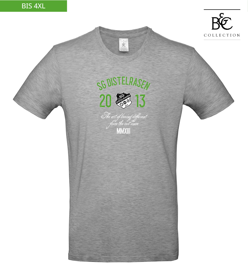 B&C Herren T-Shirt Sports Grey "Isack"
