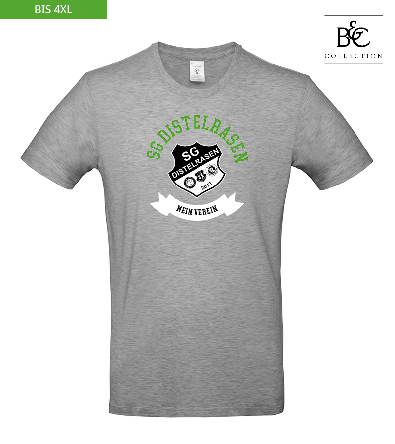 B&C Herren T-Shirt Sports Grey "Bono"