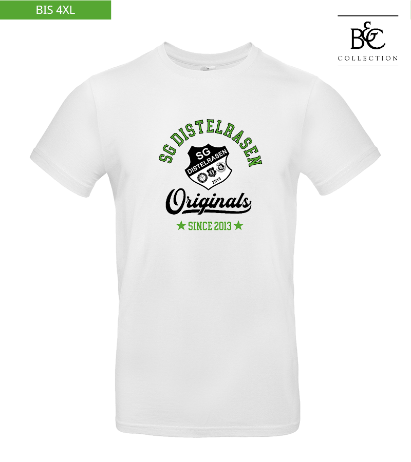 B&C Herren T-Shirt White "Jacob"