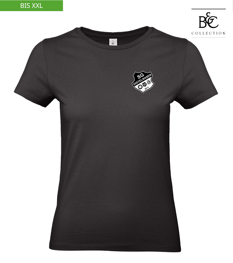 B&C Damen T-Shirt Black "Anton"