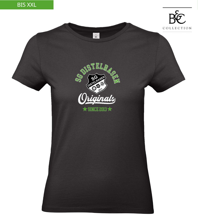 B&C Damen T-Shirt Black "Jacob"
