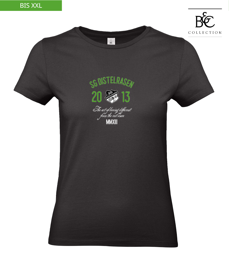 B&C Damen T-Shirt Black "Isack"