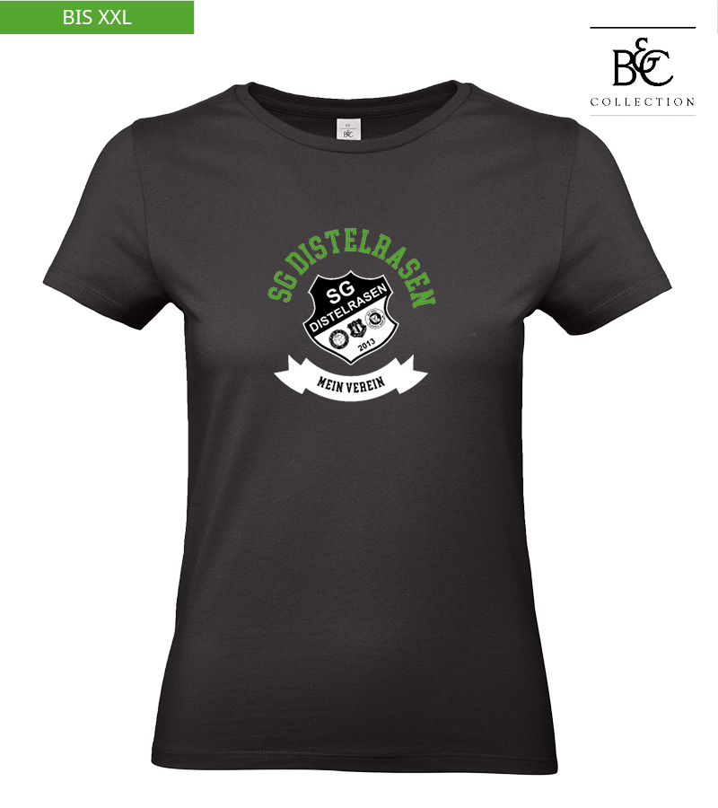 B&C Damen T-Shirt Black "Bono"
