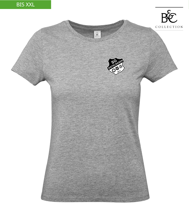 B&C Damen T-Shirt Sports Grey "Anton"
