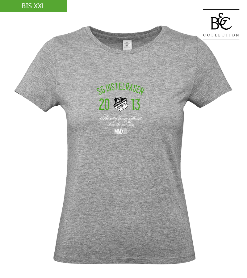 B&C Damen T-Shirt Sports Grey "Isack"