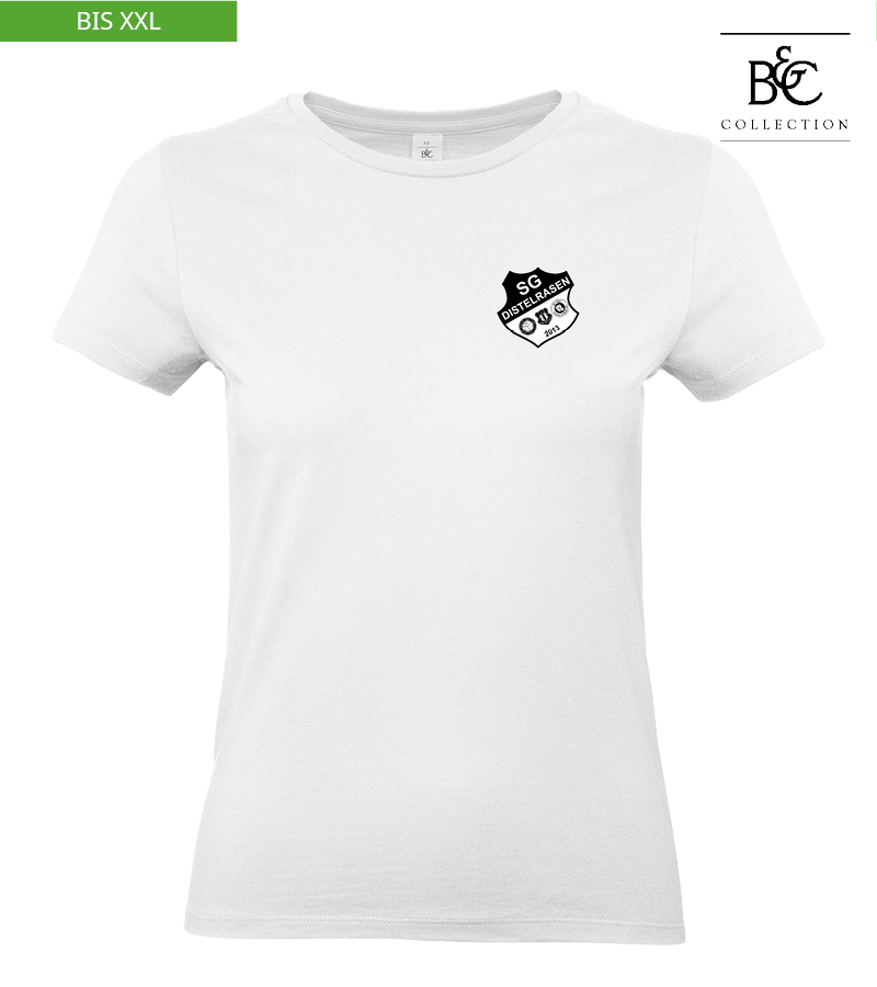 B&C Damen T-Shirt White "Anton"