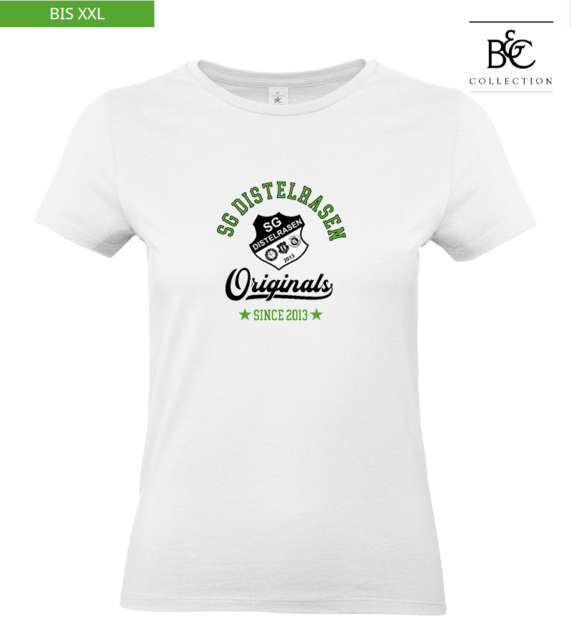 B&C Damen T-Shirt White "Jacob"