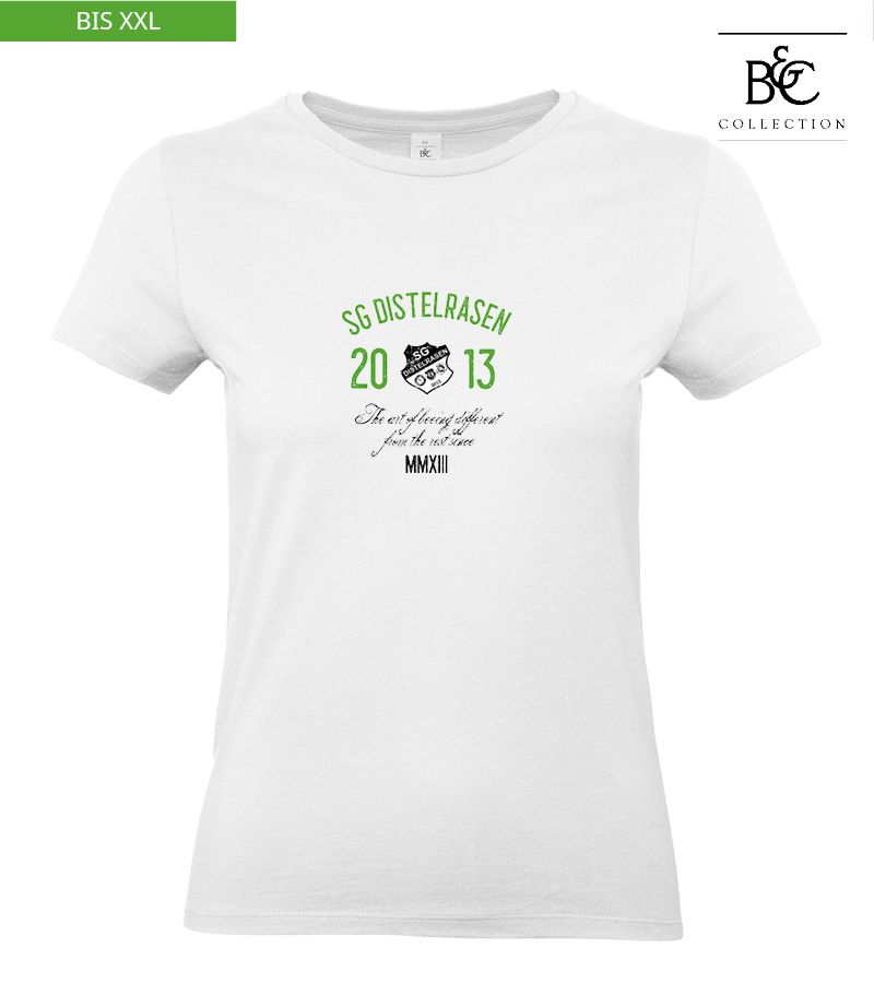B&C Damen T-Shirt White "Isack"