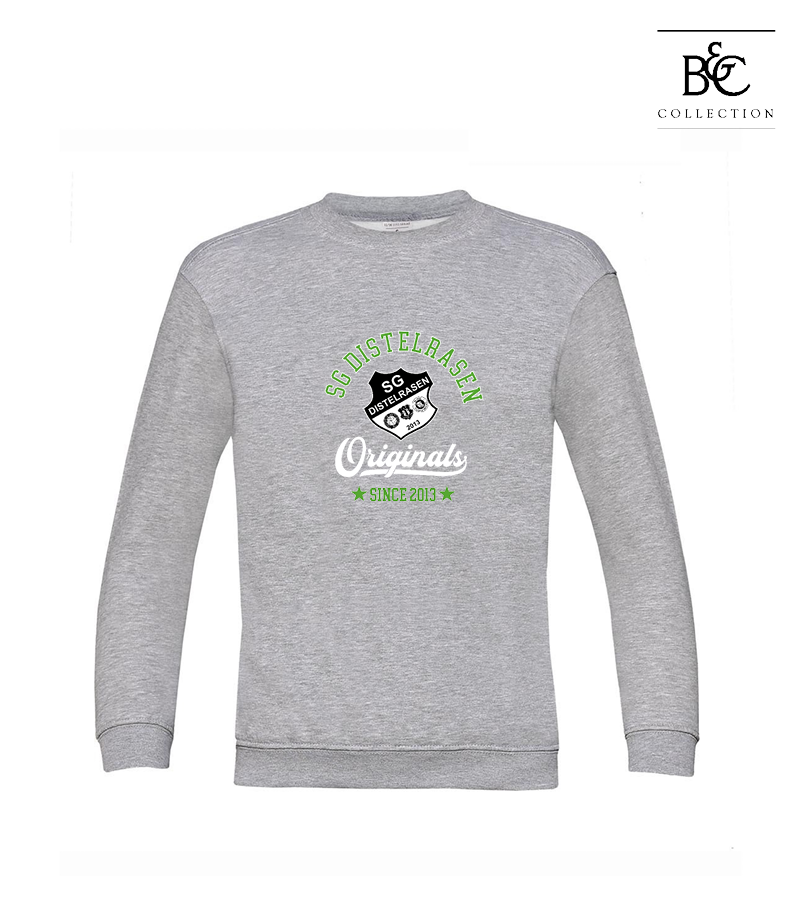 B&C Kinder Sweatshirt Heather Grey "Jacob"
