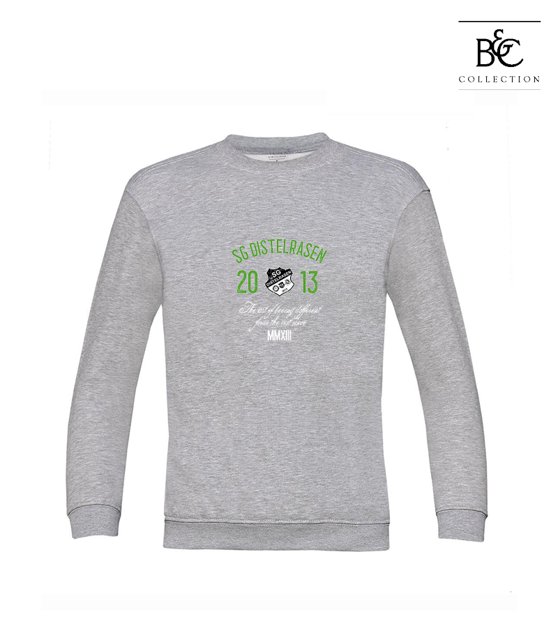 B&C Kinder Sweatshirt Heather Grey "Isack"