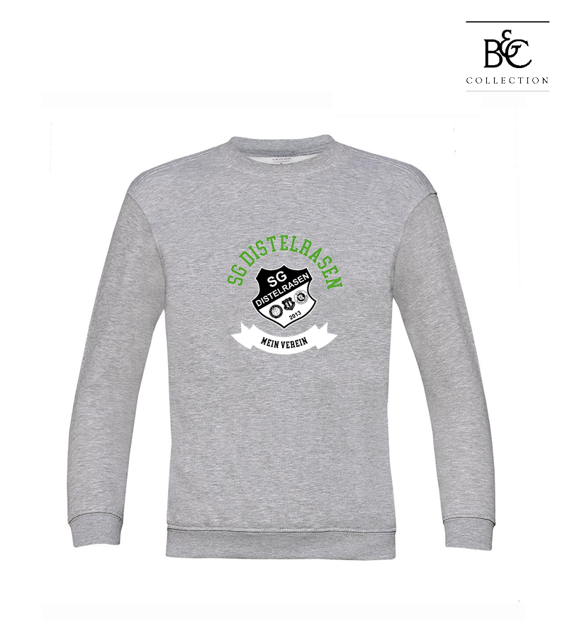 B&C Kinder Sweatshirt Heather Grey "Bono"