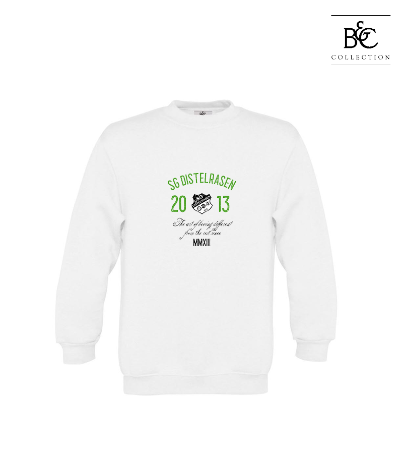 B&C Kinder Sweatshirt White "Isack"