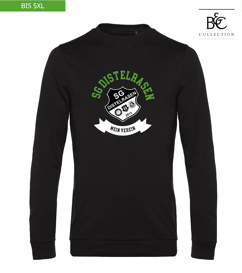 B&C Herren Sweatshirt Black Pure "Bono"