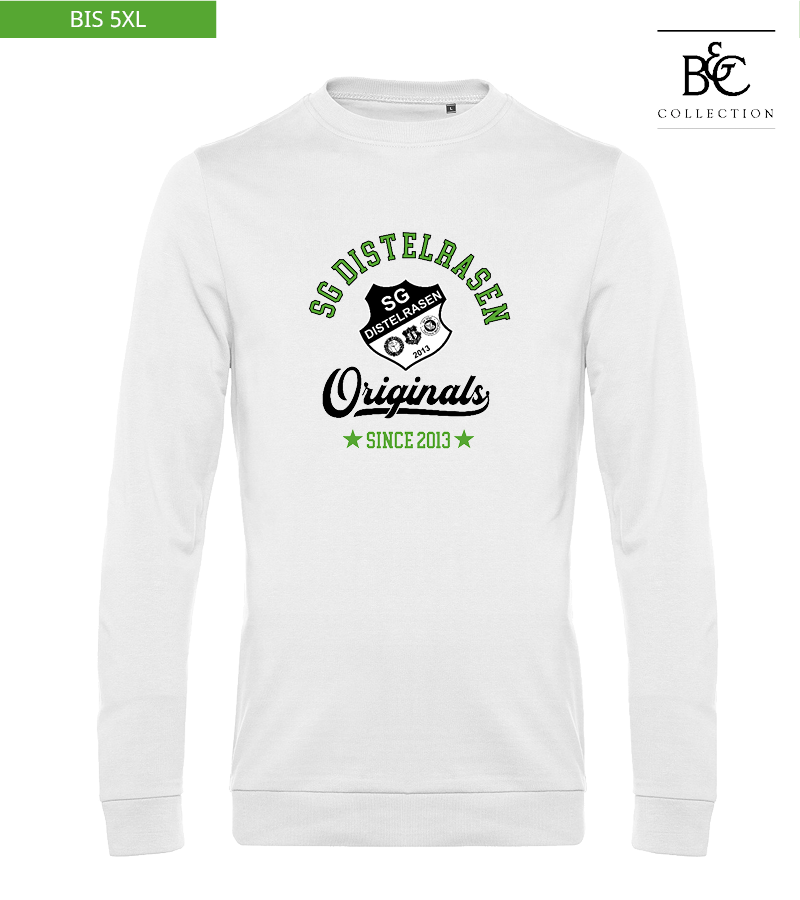 B&C Herren Sweatshirt White "Jacob"