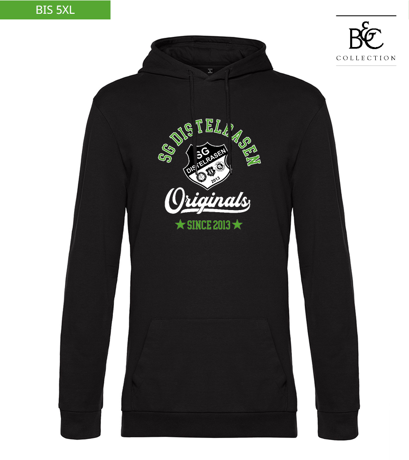 B&C Herren Hoodie Black Pure "Jacob"