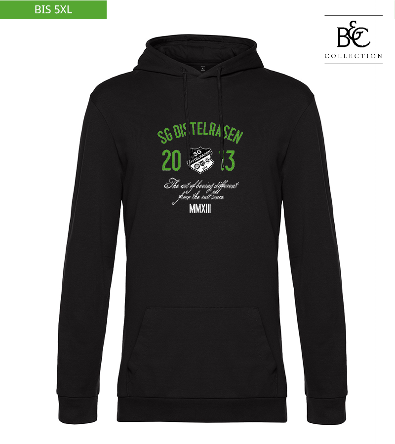 B&C Herren Hoodie Black Pure "Isack"