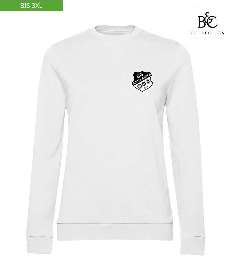 B&C Damen Sweatshirt White "Anton"