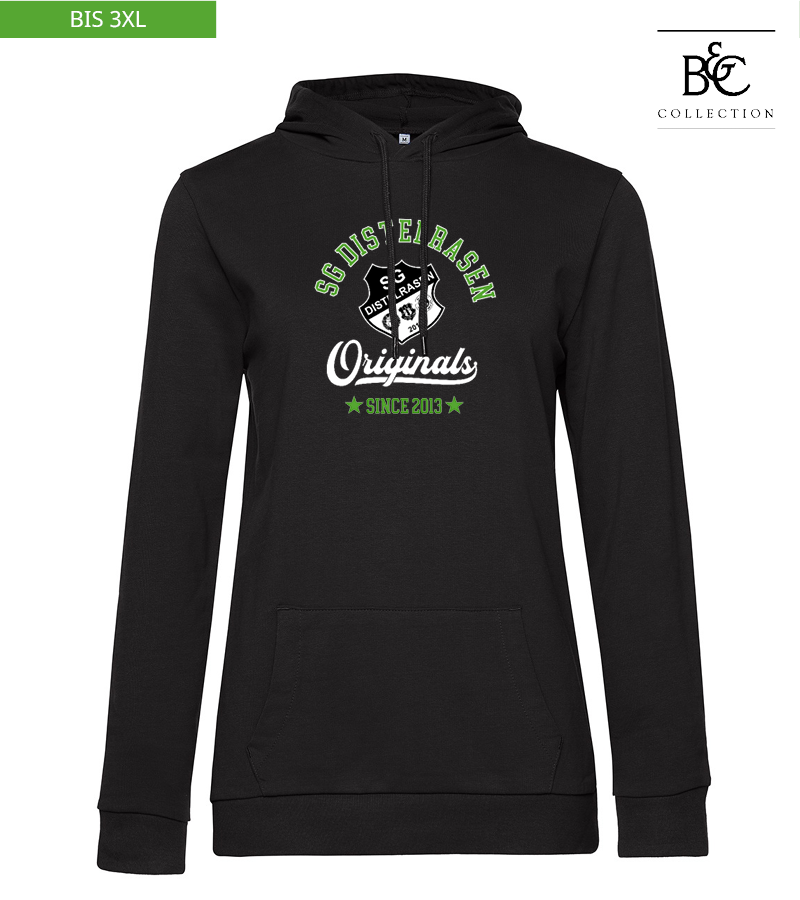 B&C Damen Hoodie Black Pure "Jacob"