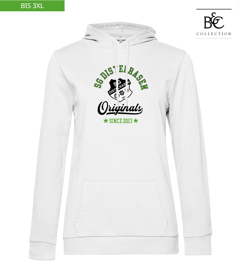 B&C Damen Hoodie White "Jacob"