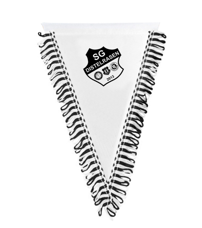 Wimpel dreieckig Black White "Anton"