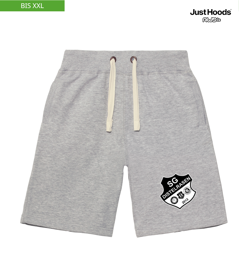 Just Hoods Herren Shorts Heather Grey "Anton"