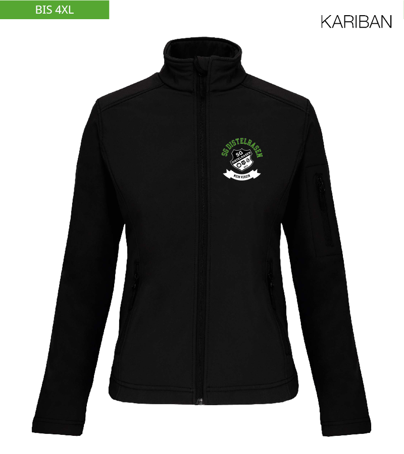 Kariban Damen Softshelljacke Black "Bono"