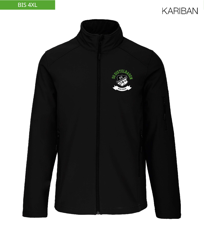 Kariban Herren Softshelljacke Black "Bono"