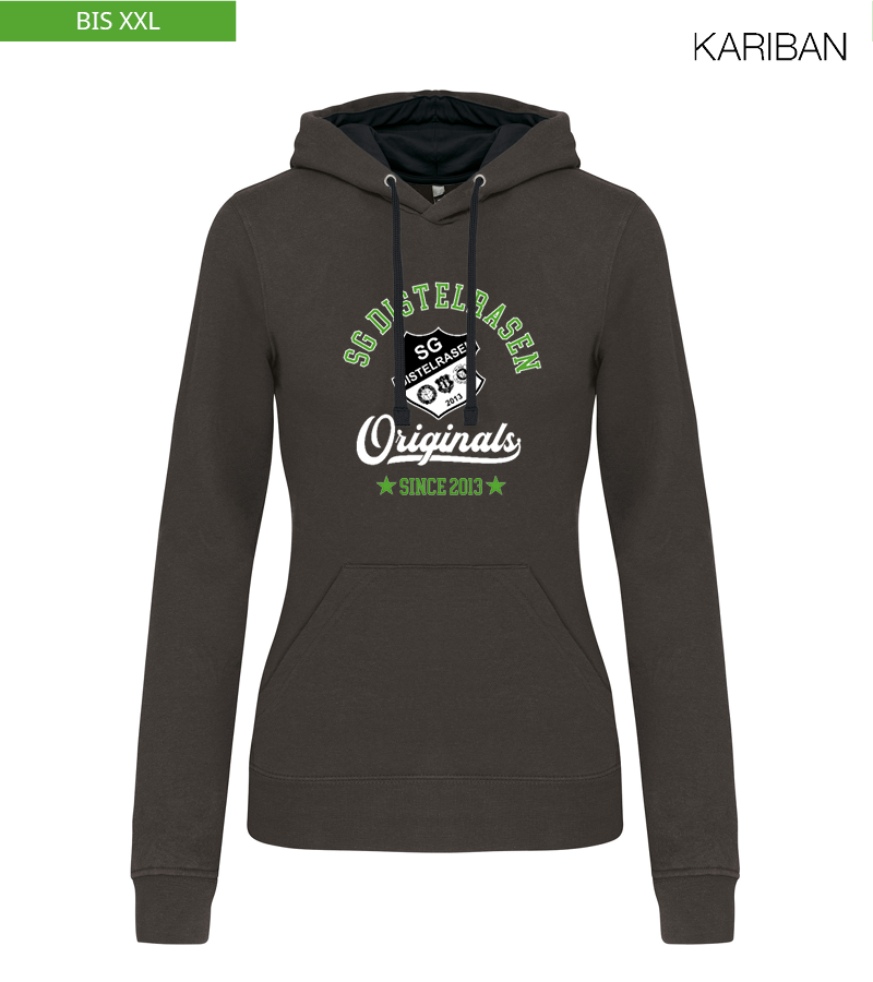 Kariban Damen Hoodie Dark Grey Black "Jacob"