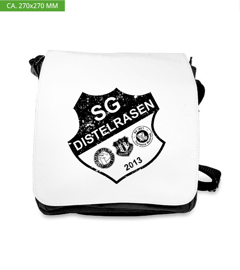 Schultertasche L Black "Uwe"
