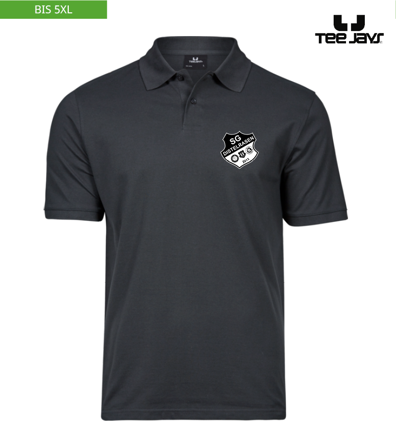 Tee Jays Herren Heavy Polo-Shirt Dark Grey "Anton"