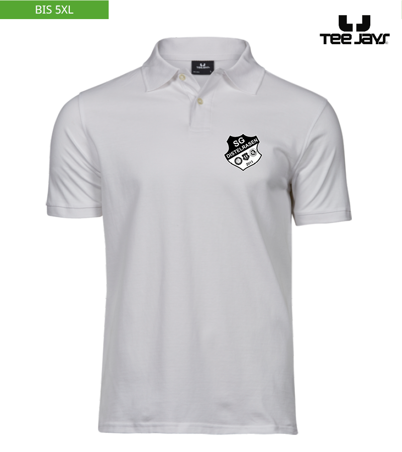 Tee Jays Herren Heavy Polo-Shirt White "Anton"
