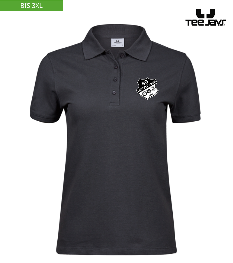Tee Jays Damen Heavy Polo-Shirt Dark Grey "Anton"